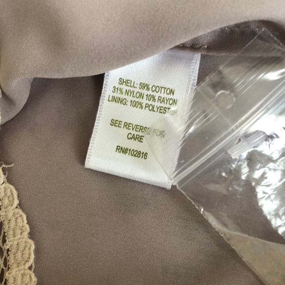 Garnet Hill Button Back Lace Top - Picture 5 of 6